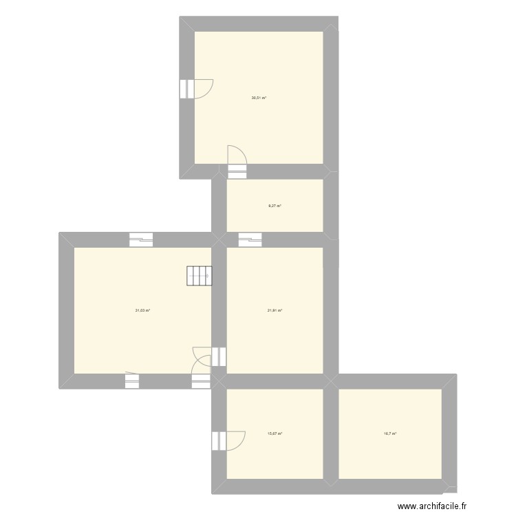 PLAN A. Plan de 6 pièces et 125 m2