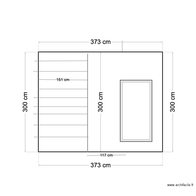 B) coté chambre ok. Plan de 0 pièce et 0 m2