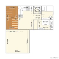 plan pour tiny house forme L 1ere etage apres corection