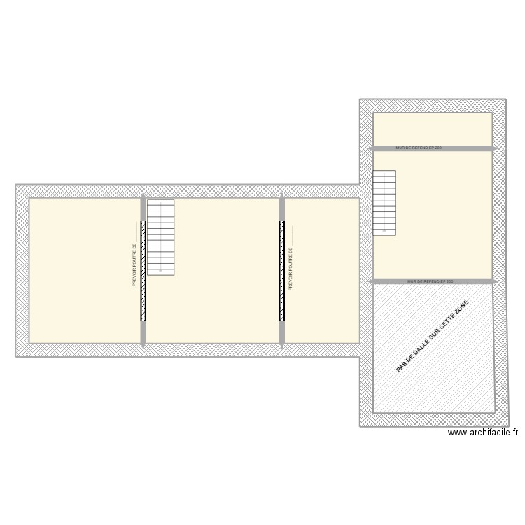 RAVEL. Plan de 6 pièces et 161 m2