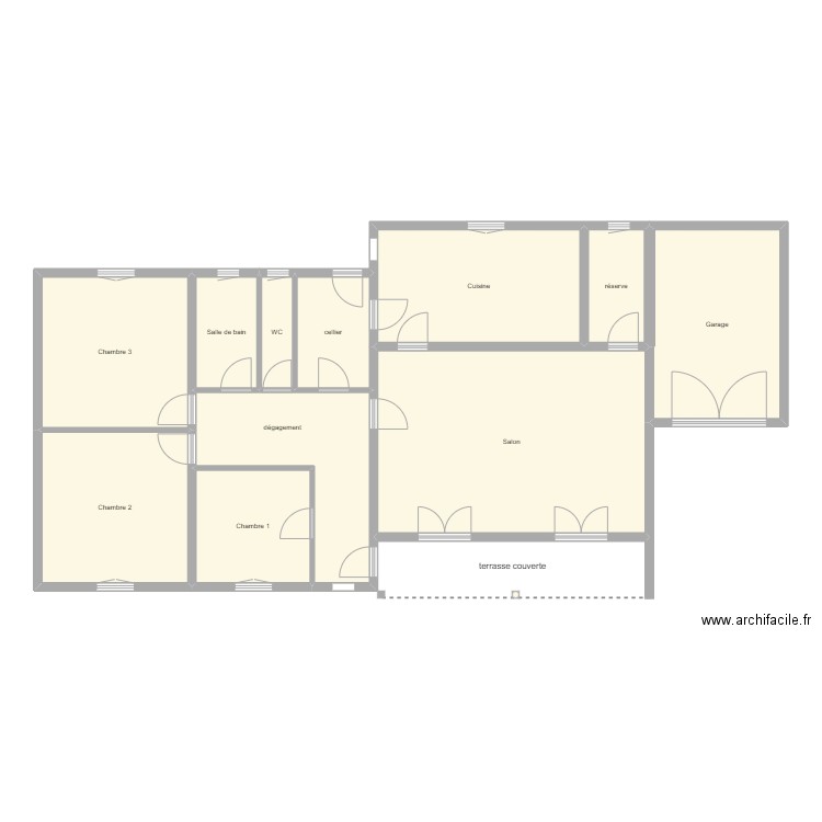 50218. Plan de 11 pièces et 138 m2