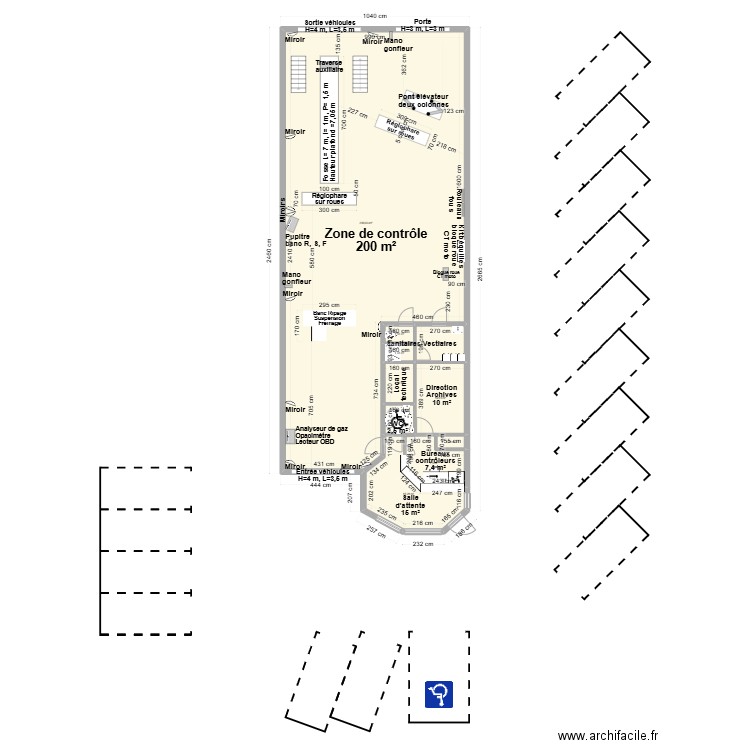 CCT mixte VL/CL  C.T. LA POMMERAYE 49CTPO. Plan de 10 pièces et 250 m2