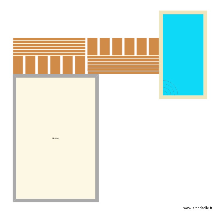 frd74. Plan de 1 pièce et 72 m2