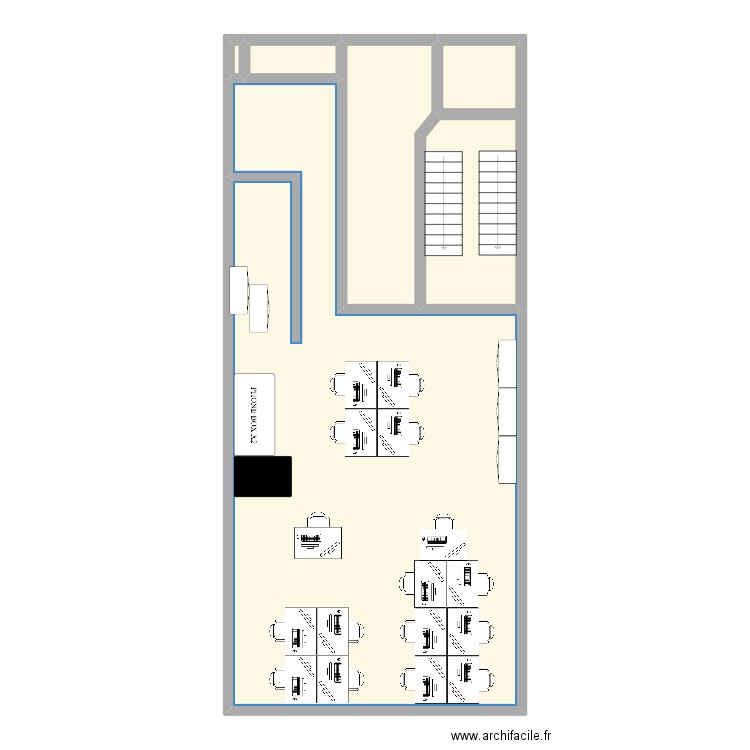 Etage 4 - V2. Plan de 5 pièces et 109 m2