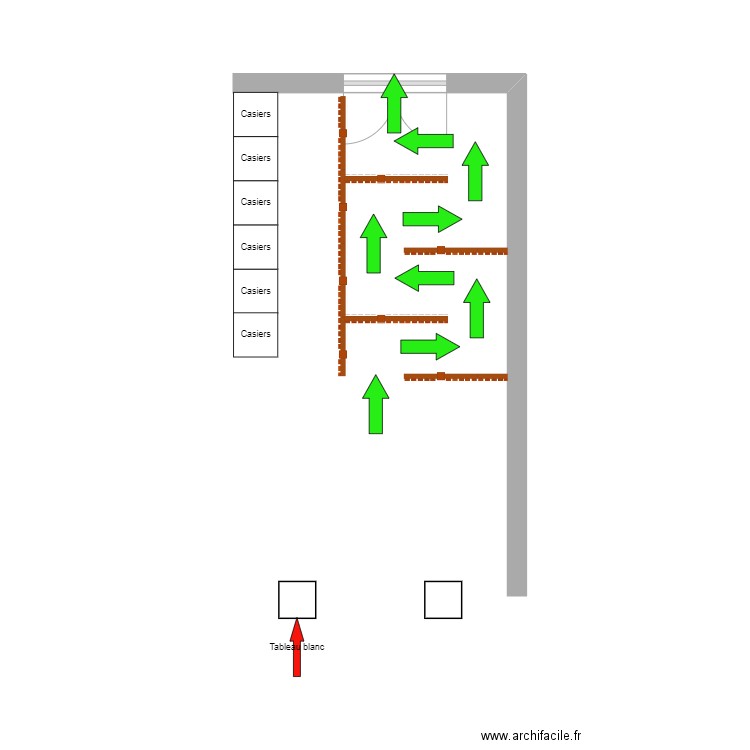 Entrée self. Plan de 0 pièce et 0 m2