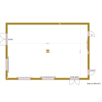 plan de salle sans mobilier