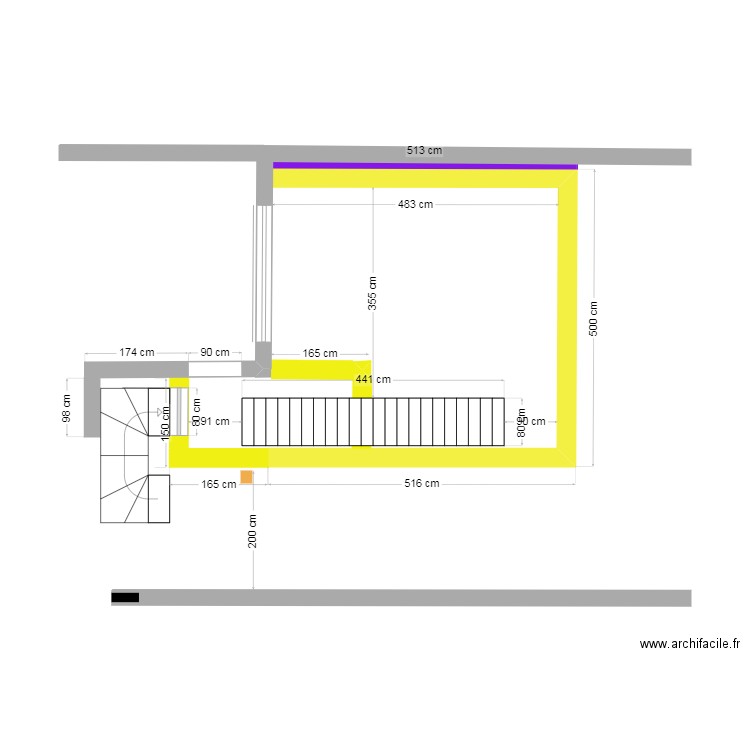 Projet 3 Molenbeek etage a 200cm. Plan de 0 pièce et 0 m2