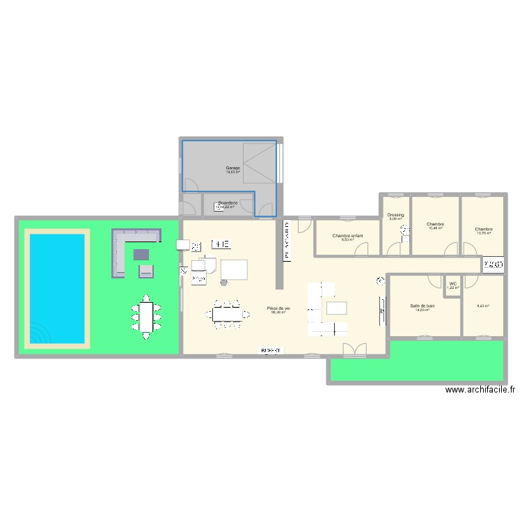 LEONHARD. Plan de 13 pièces et 285 m2