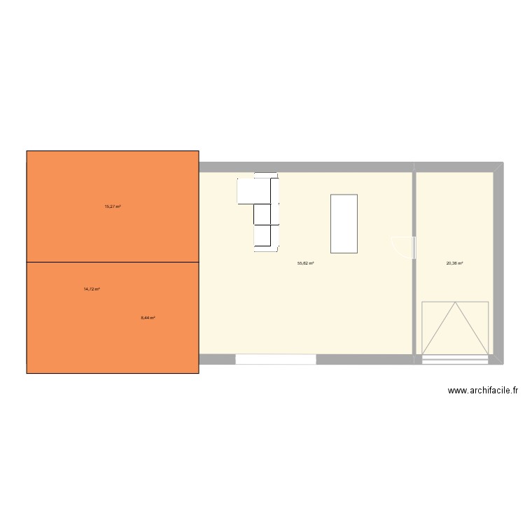 Florian Estarlich. Plan de 6 pièces et 153 m2