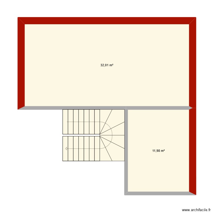 ToudghaPlan. Plan de 2 pièces et 44 m2