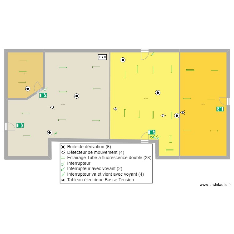 nouveau plan atelier complet. Plan de 4 pièces et 598 m2