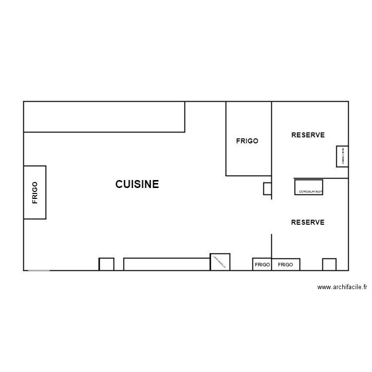 ACARAJE NO ESPETO. Plan de 14 pièces et 114 m2