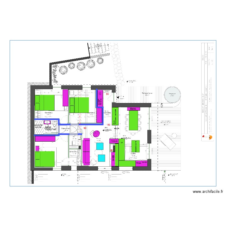 gite 2. Plan de 0 pièce et 0 m2