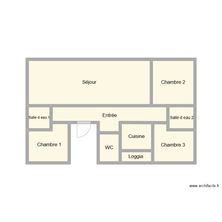 2502 LAGACHE. Plan de 10 pièces et 19 m2