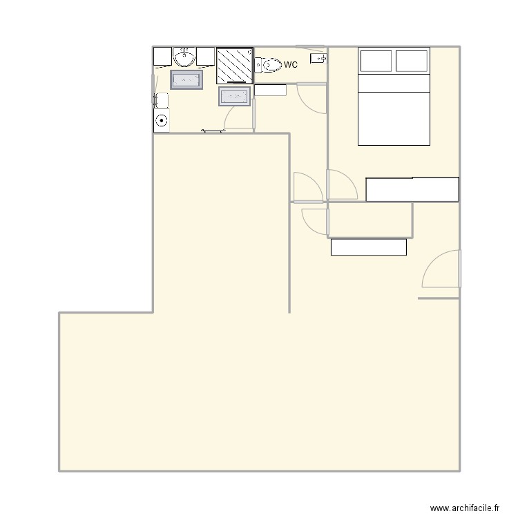 VAD 15/10/24. Plan de 5 pièces et 66 m2