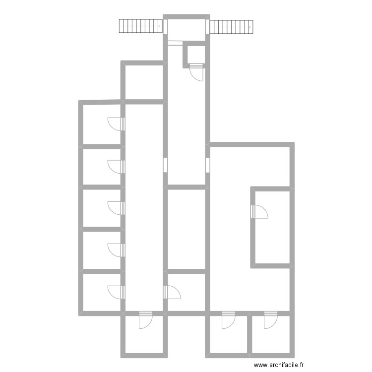 Squad paestijnen - Josef II n° 9. Plan de 12 pièces et 118 m2