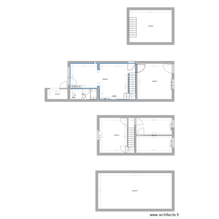 Vincent. Plan de 8 pièces et 132 m2