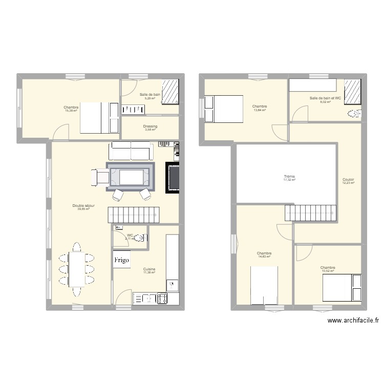 joint4. Plan de 12 pièces et 154 m2