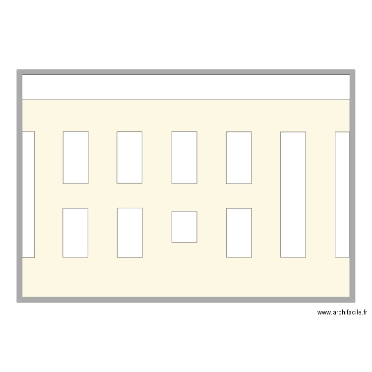 Sanitaire LM Nime. Plan de 1 pièce et 190 m2