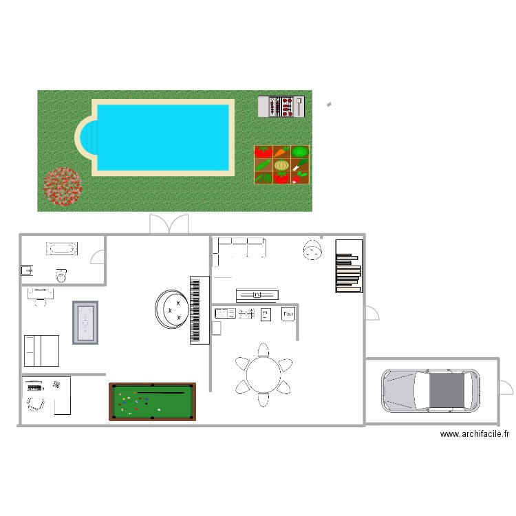 maison de rêve. Plan de 0 pièce et 0 m2