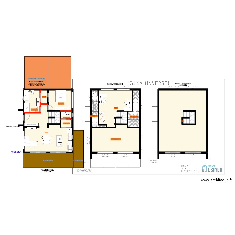 JOANNY ET FERNANDO - KYLMA. Plan de 11 pièces et 247 m2