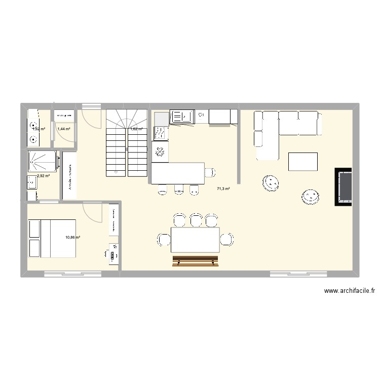 Maison Novembre 2024. Plan de 14 pièces et 179 m2