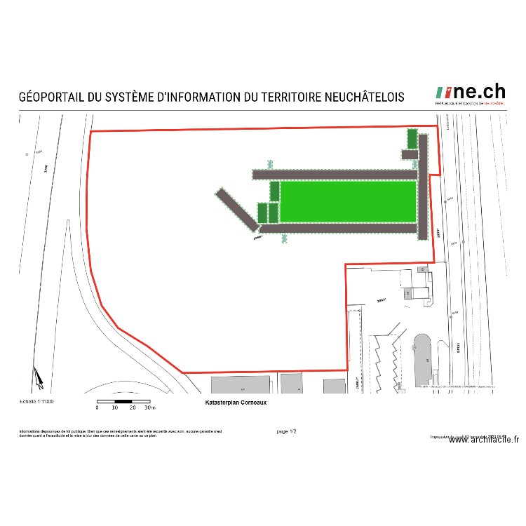 Cornaux V2. Plan de 0 pièce et 0 m2