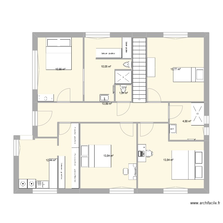 MASSON Anthony. Plan de 9 pièces et 95 m2