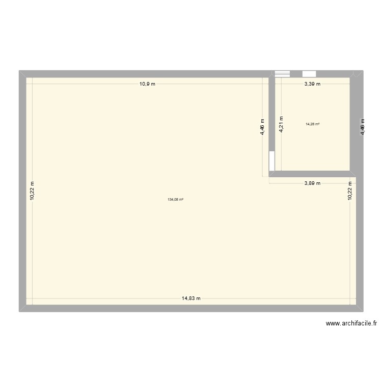 plan vertiport. Plan de 2 pièces et 148 m2