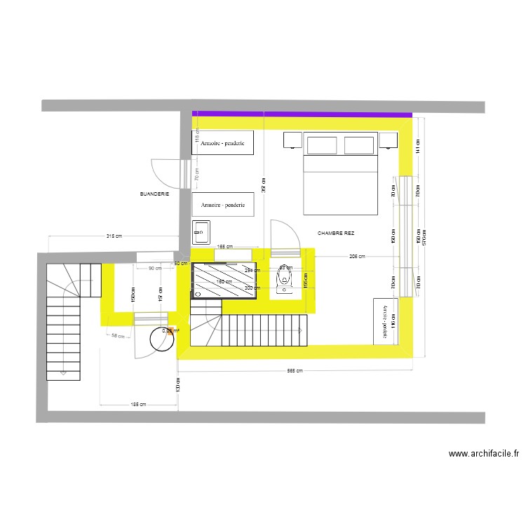 Projet 4 Molenbeek REZ a 130cm 28.11.24 . Plan de 0 pièce et 0 m2