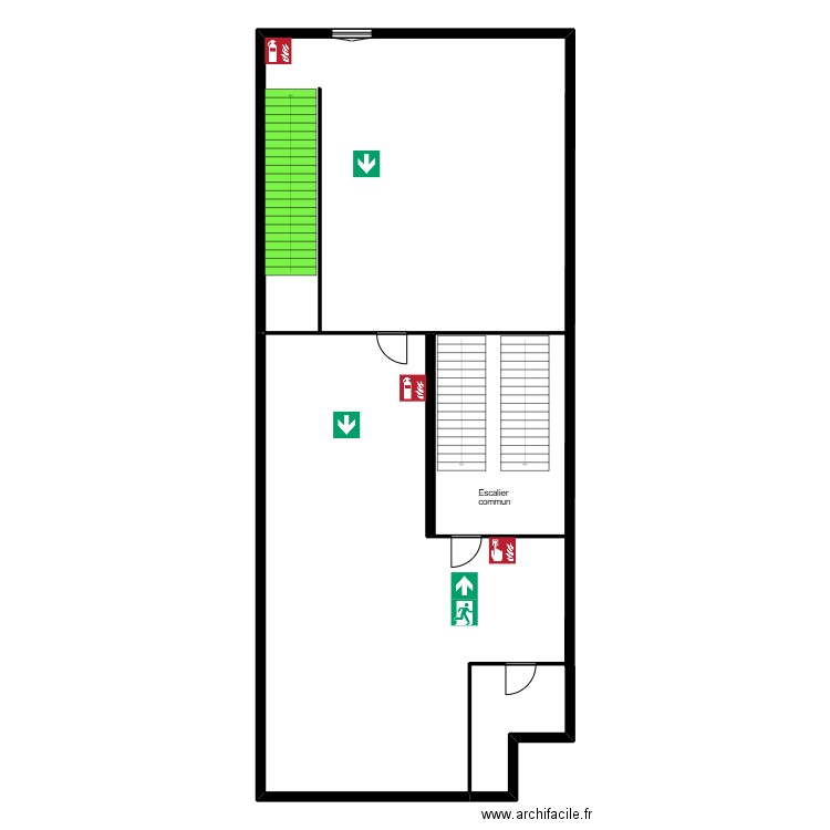 ARS 44 belsunce etage. Plan de 0 pièce et 0 m2