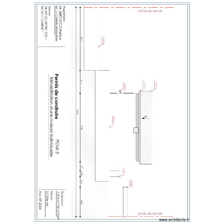 PCMI-5-NORD-ACTUEL. Plan de 0 pièce et 0 m2