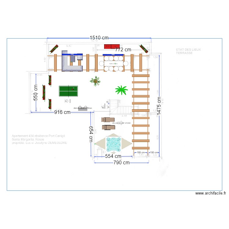 Plan Port Canigo 2. Plan de 0 pièce et 0 m2