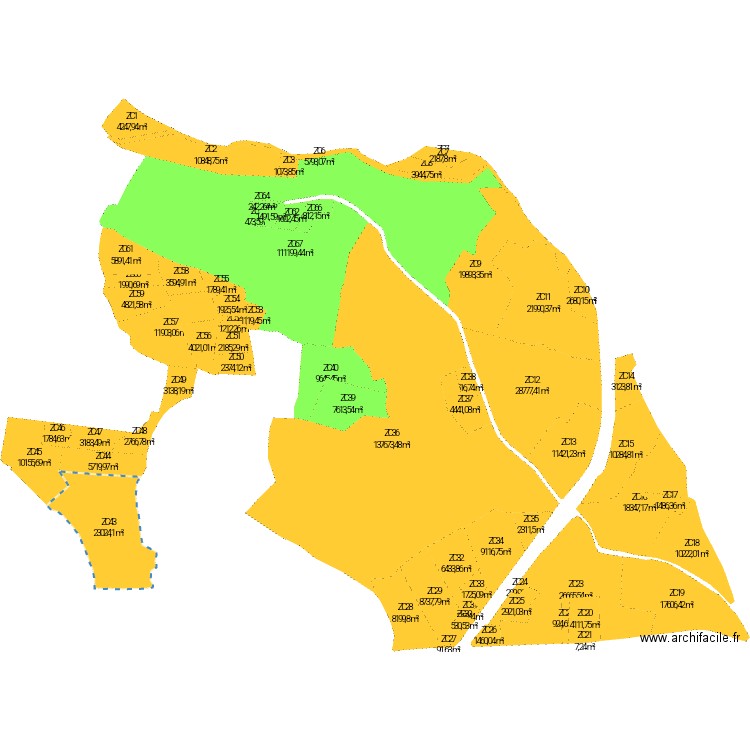 BAGNOLS ZC. Plan de 0 pièce et 0 m2