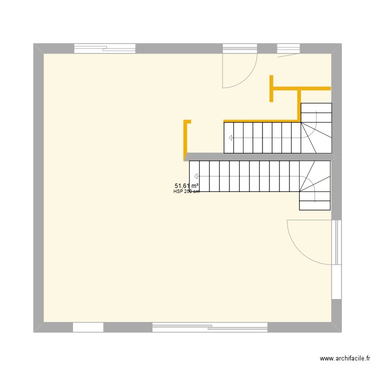 laure mathieu boukhobza. Plan de 1 pièce et 52 m2