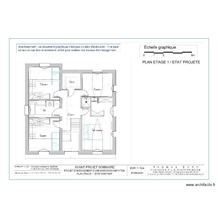 ETAGE 1. Plan de 0 pièce et 0 m2