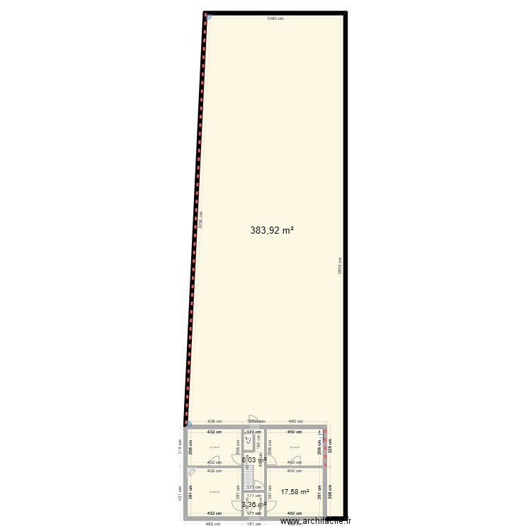 La roche . Plan de 7 pièces et 456 m2