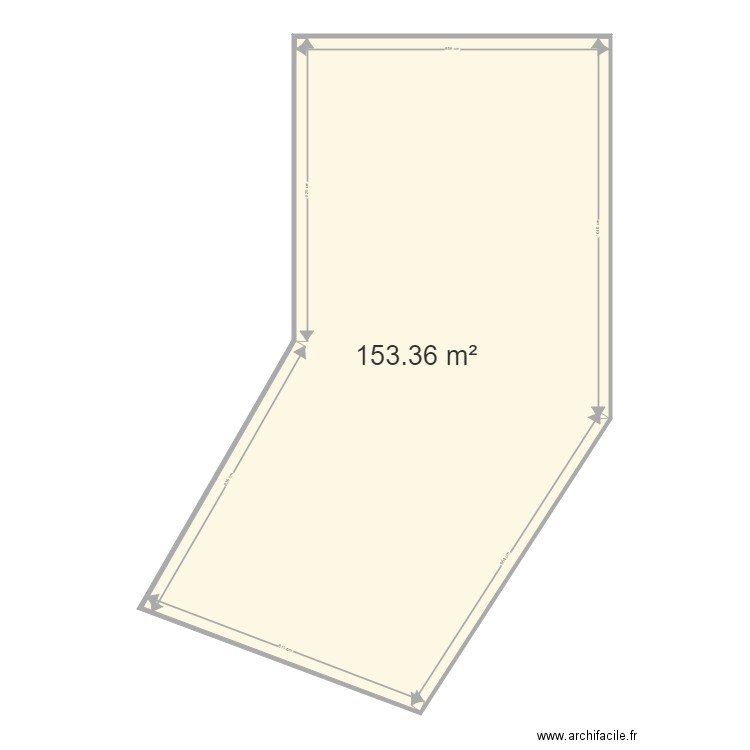 DP3. Plan de 1 pièce et 153 m2