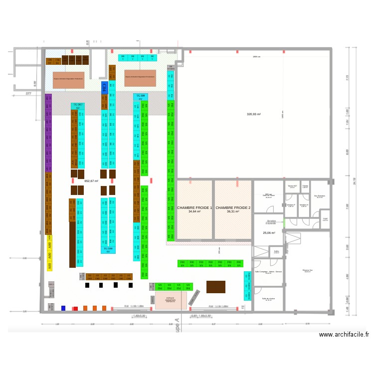 WASQUEHAL V1. Plan de 16 pièces et 1202 m2