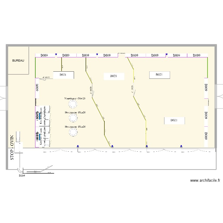 Bergerie Boucharde V4. Plan de 1 pièce et 442 m2