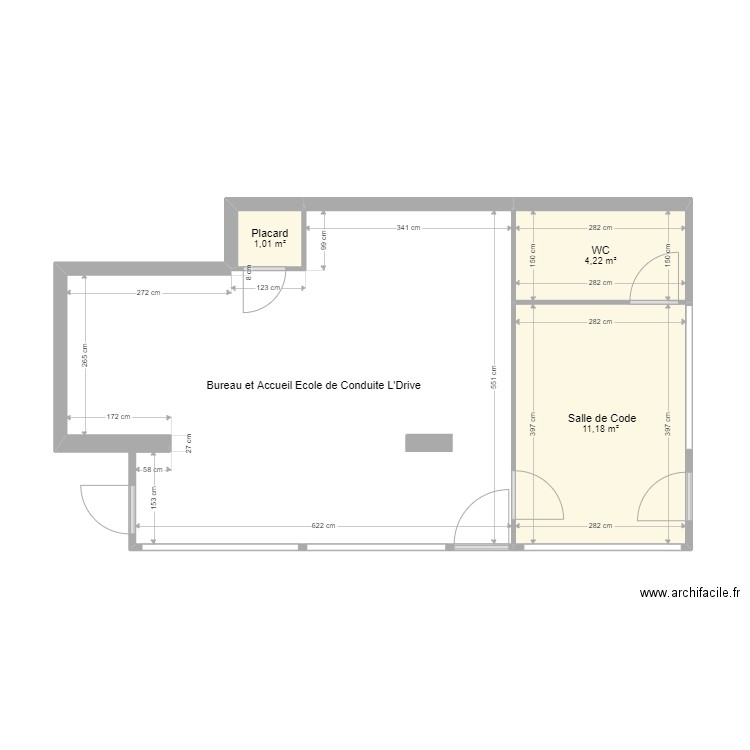 L'Drive 2. Plan de 4 pièces et 51 m2