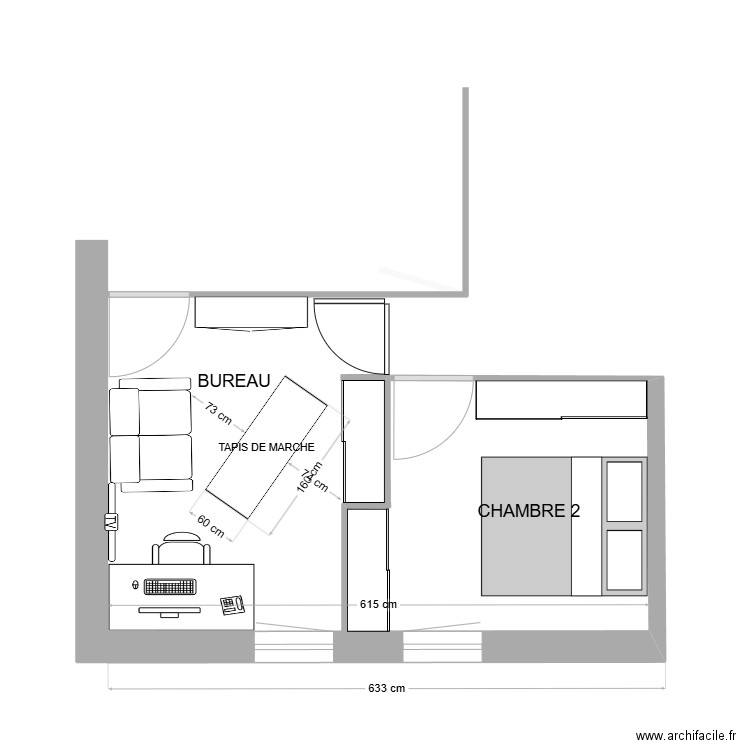 CHAMBRES 2 & 3 TER. Plan de 0 pièce et 0 m2