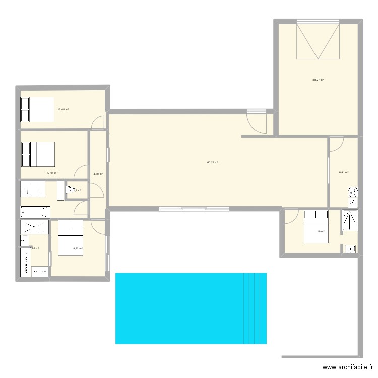 Maison Ju MAX. Plan de 10 pièces et 153 m2