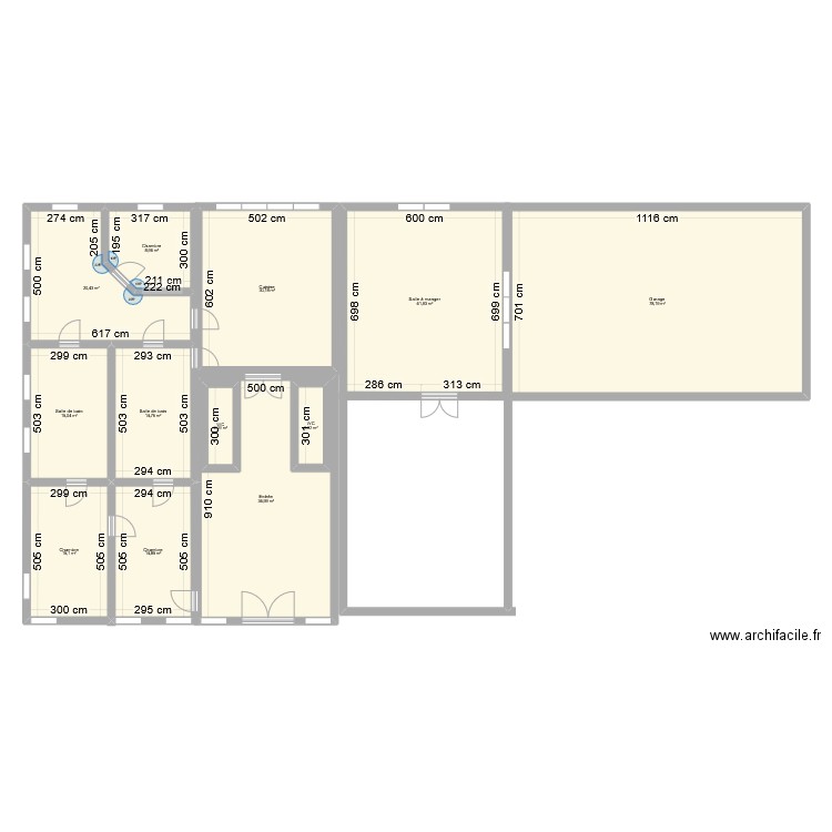 Rez_de_chaussee. Plan de 12 pièces et 291 m2