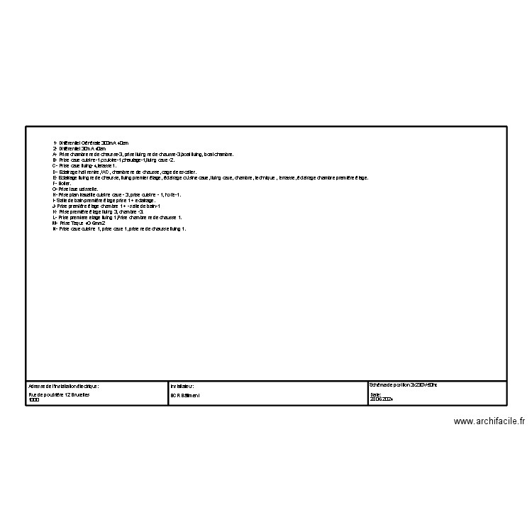 3.4. Plan de 4 pièces et 209 m2