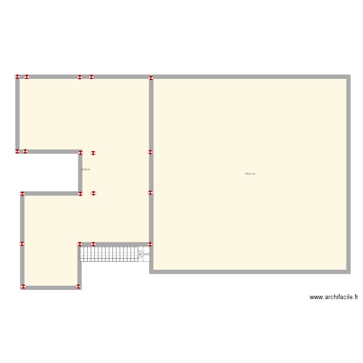 plan de ma maison. Plan de 2 pièces et 274 m2