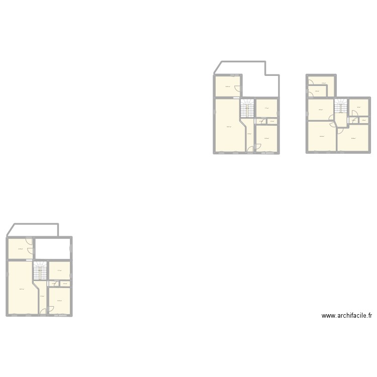 labrit. Plan de 25 pièces et 210 m2