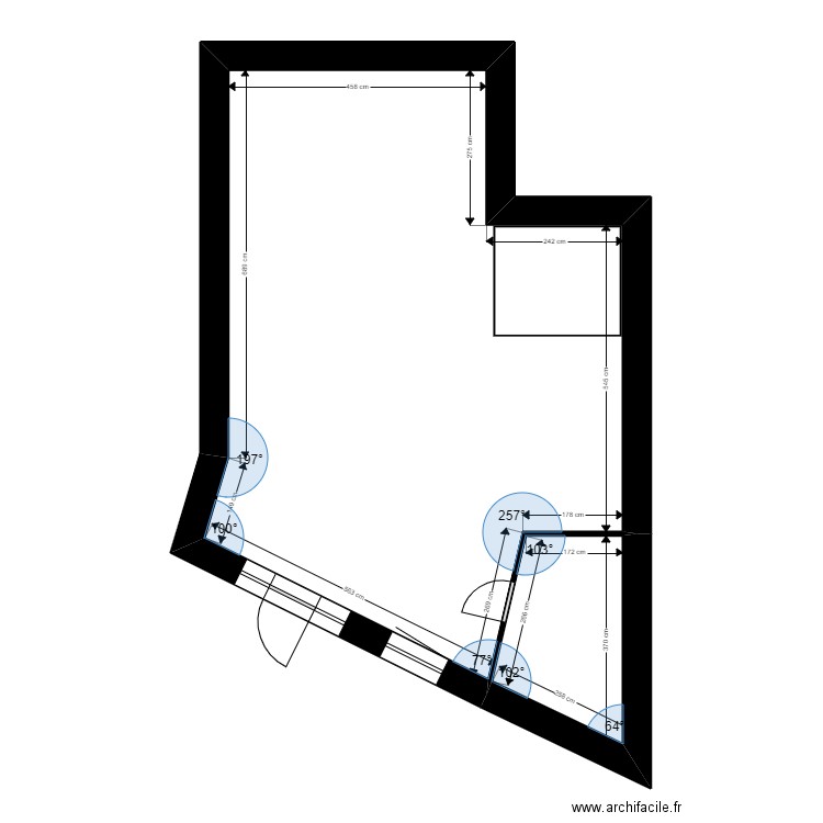 BOULANG. Plan de 3 pièces et 128 m2