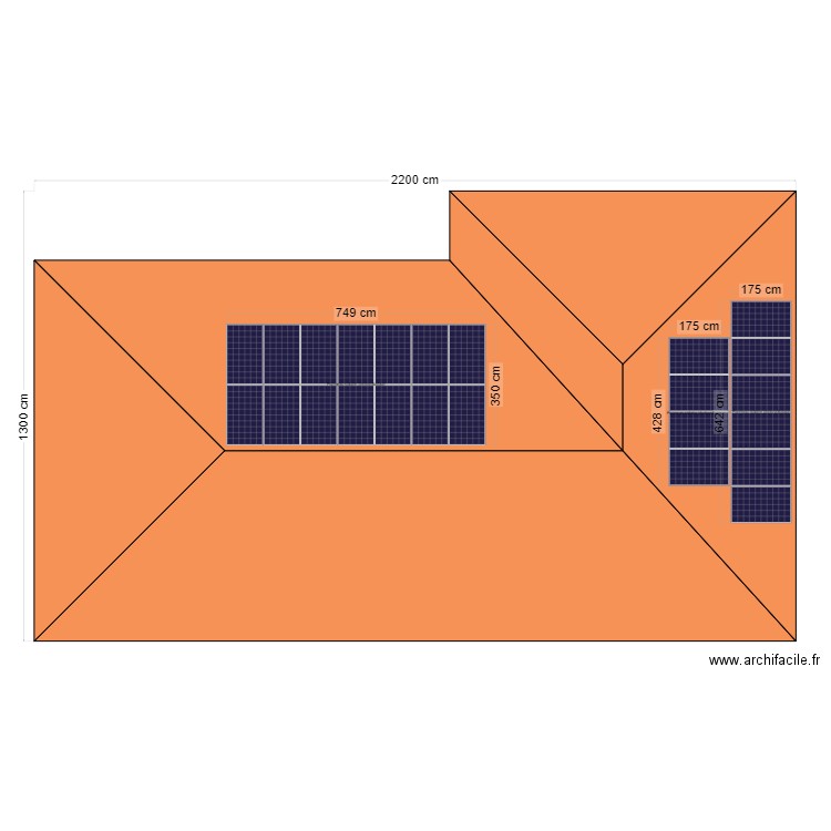 doré. Plan de 0 pièce et 0 m2