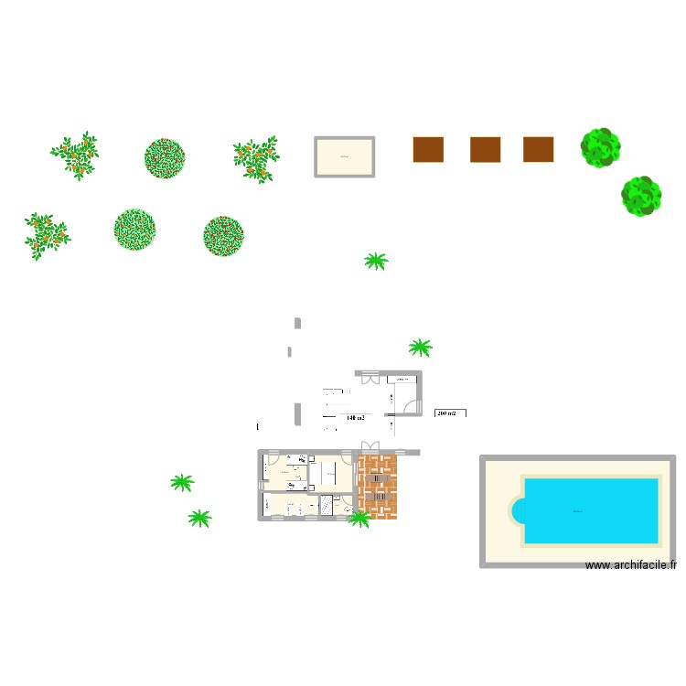 maison parfaite modele def 05. Plan de 35 pièces et 497 m2